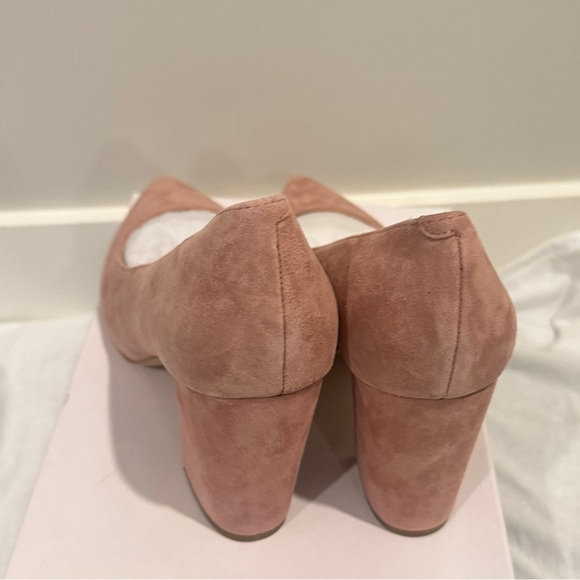 Nine West Women’s Pink Suede Udele Dress Pumps, women’s shoes pump, Heel size 9 - Picture 9 of 14